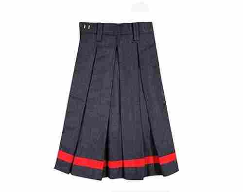 Plain A Line Cotton School Skirt With 28 Waist Size