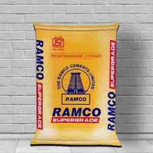Durable And Long Lasting High Grade Ramco Gray Cement For Construction Use