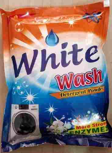 Skin Friendly White Wash Detergent Powder For Laundry 1 Kg Plastic Packet