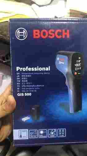 Black And Blue Plastic Bosch Infrared Thermometer With Digital LCD Display