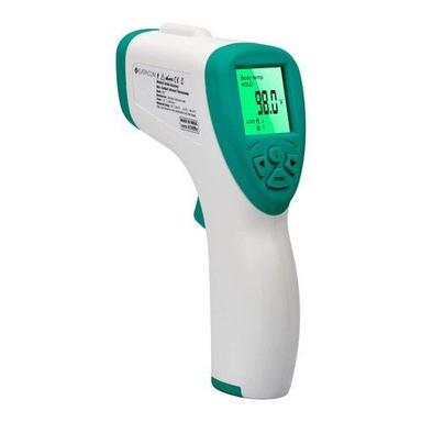 White And Green Abs Everycom Ir37 Forehead Thermometer With Digital Lcd Display Application: Hospital