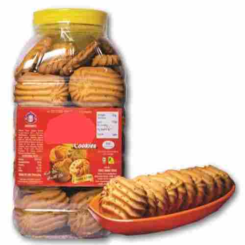 100% Fresh Delicious And Tasty Ajwain Cookies For Tea Time Treat With 1 Kg Jar