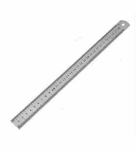 30cm Length Rectangle Silver Stainless Steel Scale