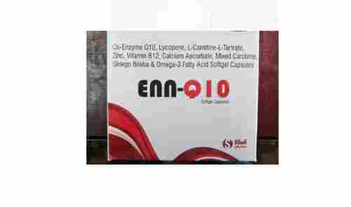 Enn-Q10, Mixed Carotene, Ginkgo Biloba & Omega-3 Fatty Acid Soft Gel Capsules