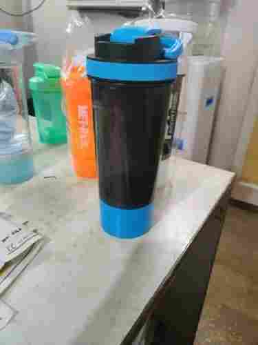 Leak Proof With Flip Top Lid Black And Blue Color Gym Sports Protein Shaker Bottle