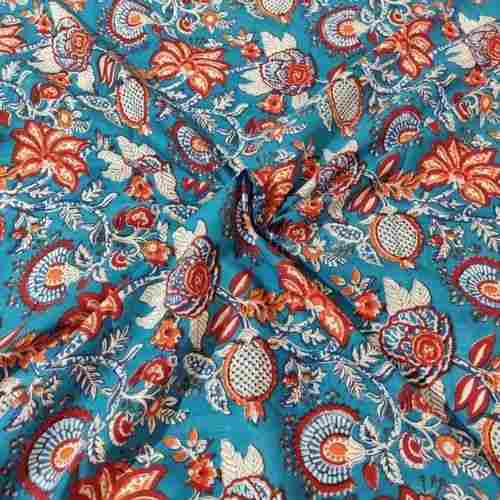 Light Weight Breathable Super Soft Floral Printed Cotton Fabrics For Dress