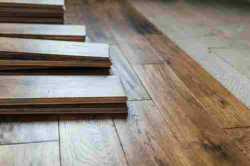 Dark Brown Color Wooden Flooring With Anti Termite Properties