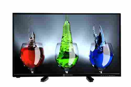 Good Quality Picture And Ultra Hd Screen Black Led Tv For Domestic Use