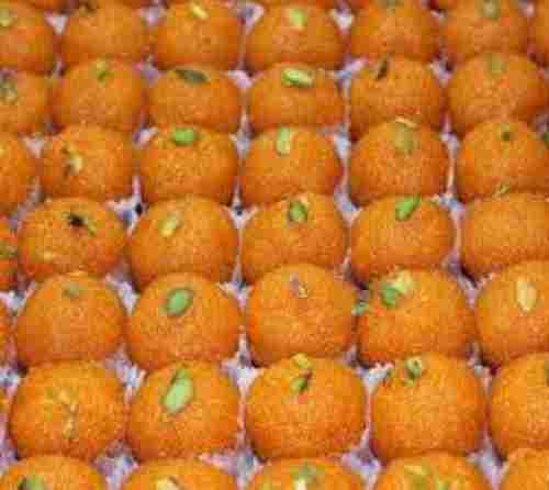 Natural Sweet Fresh Tasty And Mouth Watering Delicious Yellow Motichoor Laddu