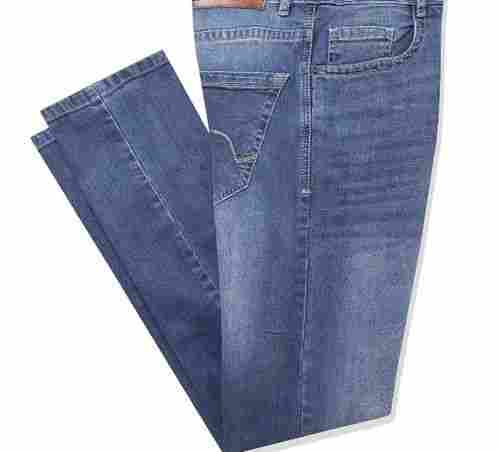 Mens Jeans For Casual Wear Occasion Regular Fit And Plain Blue Color