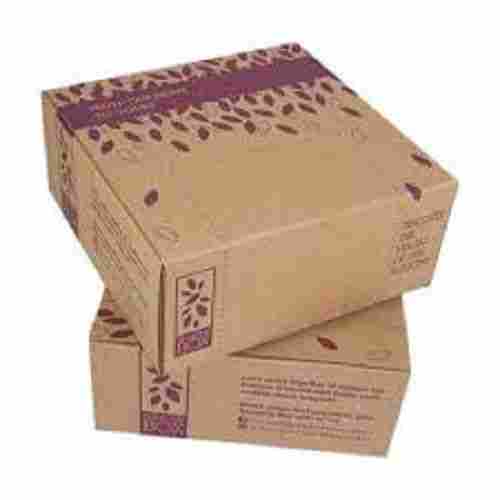 Eco Friendly Printed Brown Die Cut Corrugated Boxes For Food And Sweet Packaging