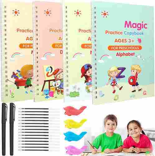 Educational Magic Printed Copybook For Preschool Alphabet Baby Picture