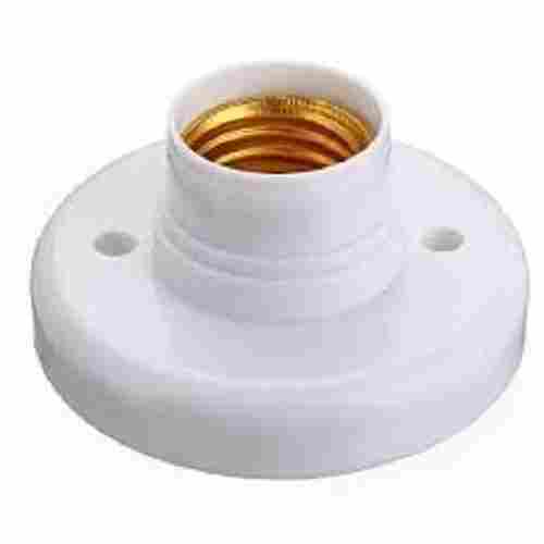 Light Bulb Lamp Socket Holder And White Color Made From Plastic Easy To Install