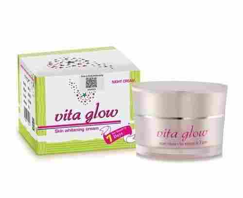 Rehydrate Dried Skin And Anti Aging Vita Glow Skin Whitening Night Cream 