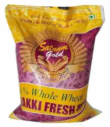 Pack Of 10 Kilogram 100% Pure Satnam Gold Whole Wheat Chakki Fresh Atta