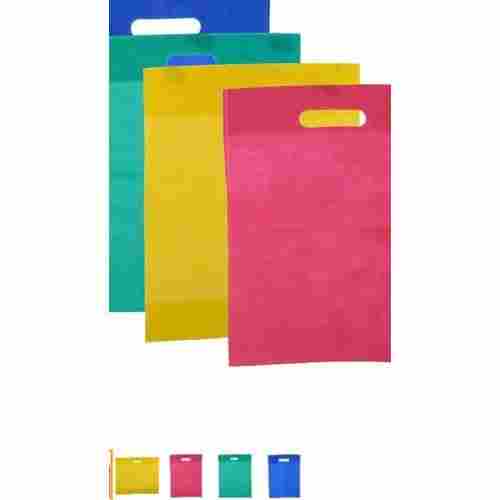 Plain D Cut Non Woven Bag With Multicolor Option For Gift Packaging, Shopping