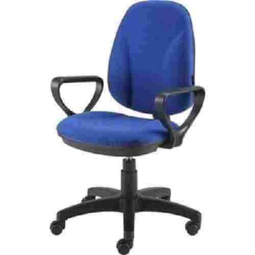 Blue Color Leather Fabric Comfortable High Back Stylish Chair For Office 