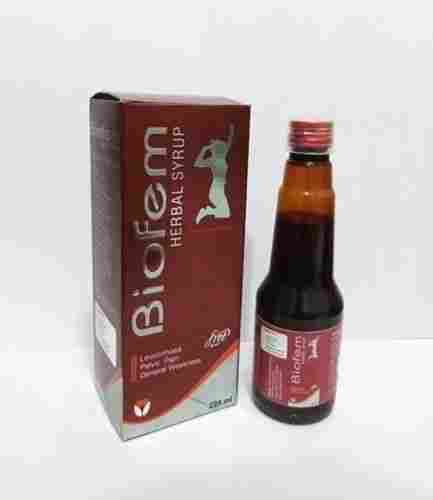 Biofem Herbal Syrup 225ml For Leucorrhoea Pelvic Pain, General Weakness