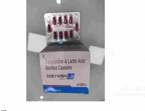 Doxy Wish, Doxycycline & Lactic Acid Bacillus Capsules, To Treat Bacterial Infections