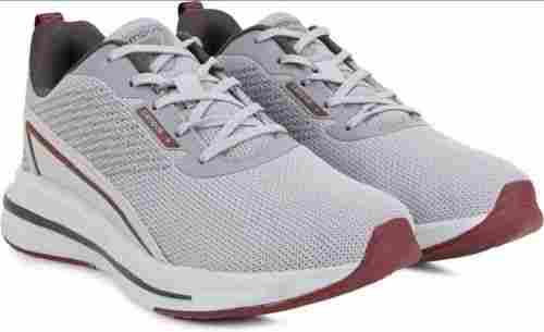 Easy To Clean And Comfortable To Wear Men Grey Mesh Sports Running Shoes