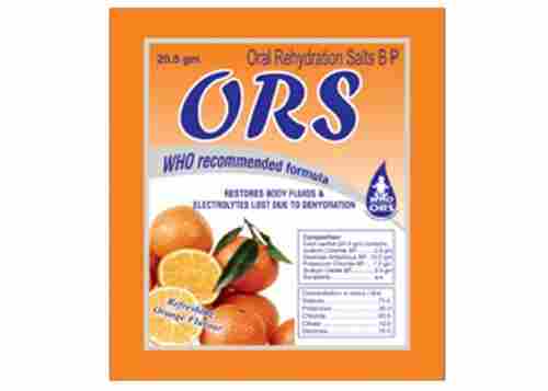 Oral Rehydration Saits Bp Ors, Restores Body Fluids & Electrolytes Lost Due To Dehydration