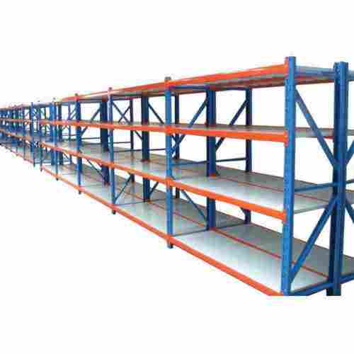 Paint And Powder Coated Heavy Duty Racking System In Brown, Green & Red Color