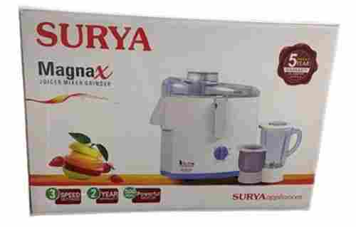 Surya Magna Juicer Mixer Grinder, Premium Build Quality Durable Material