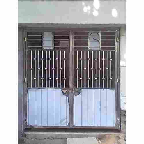 Easy To Install Sturdy Construction Chrome Finish Rust Proof Silver Stainless Steel Gate