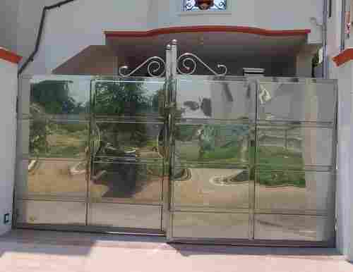 Weather Resistance Ruggedly Constructed Chrome Finish Stainless Steel Gates For Home