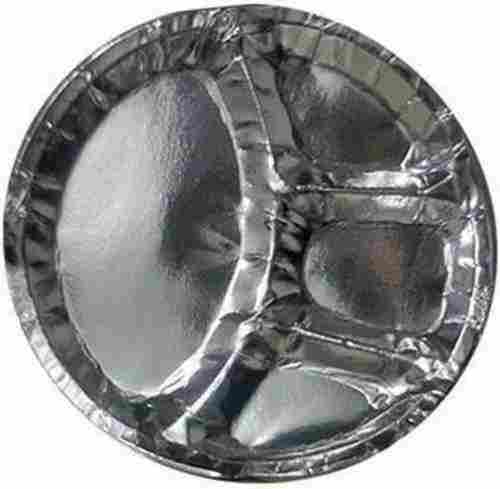 Eco Friendly And Light Weight Disposable Silver Color Paper Plate For Catering