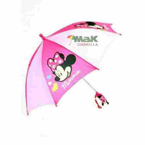 Manual Minnie Kids Umbrella In Polyester Taffeta Fabric Ideal For Kids