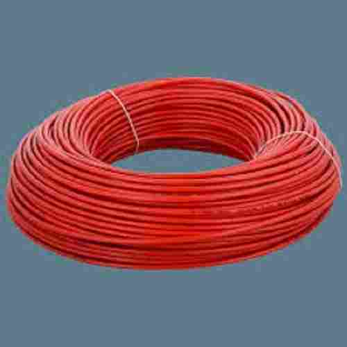 Red Color Plain Electrical Wire For Domestic And Industrial Use With 6 Mm Size 