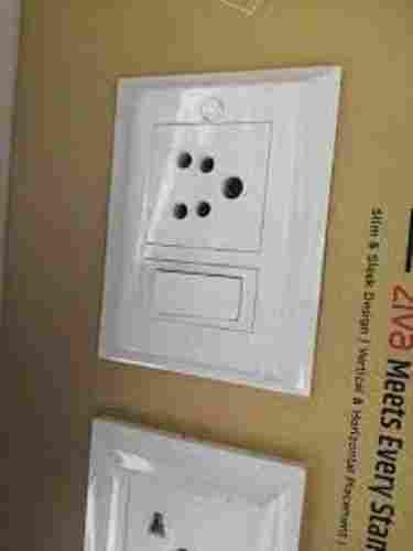 White Pvc Single Electrical Switch Boards For Domestic And Industrial Use 