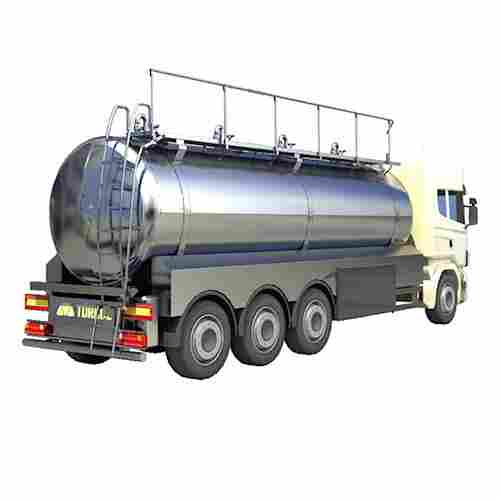 Leak Resistance Horizontal 304 Stainless Steel Road Milk Tanker (25000L)