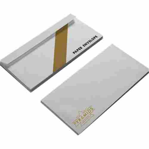 White Paper Envelope For Office Usage In Rectangular Shape, For Packaging