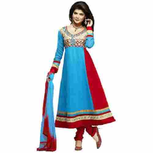 Pure Cotton Soft And Comfortable Breathable Multi Color Ladies Anarkali Suit