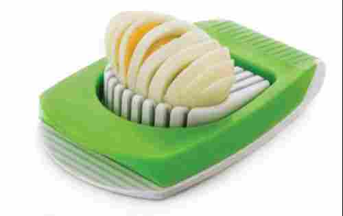 Portable Plastic Egg Slicer for Boiled Egg with Stainless Steel Wire