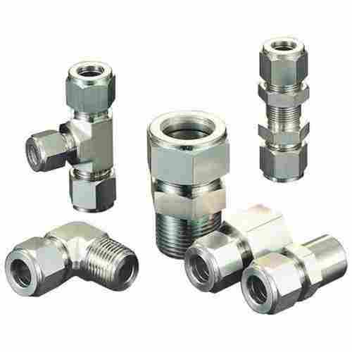 Stainless Steel Threaded Pipe Tube Fittings For Gas Pipe, Polished Surface 