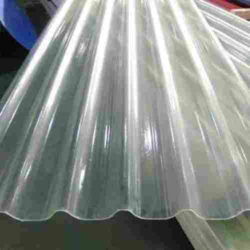 White Heavy-Duty Fiberglass Rectangular Transparent Roofing Sheets For Domestic Use