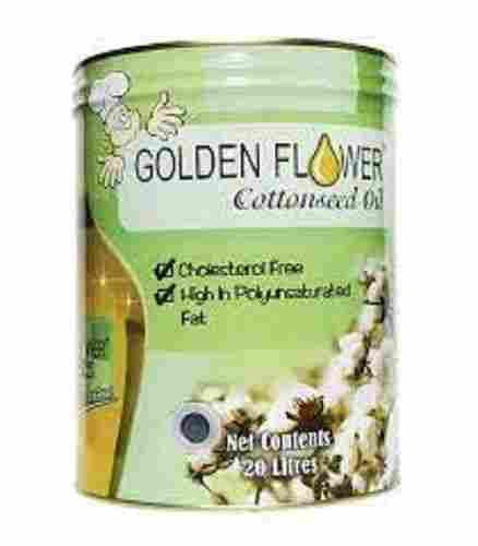 100 Percent Natural And Cholesterol Free Golden Flower Cotton Seeds Oil 