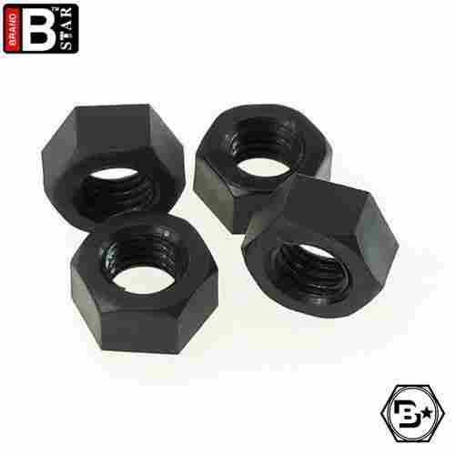 Heavy Duty And Corrosion Resistance Black Mild Steel Hex Nut For Construction Use