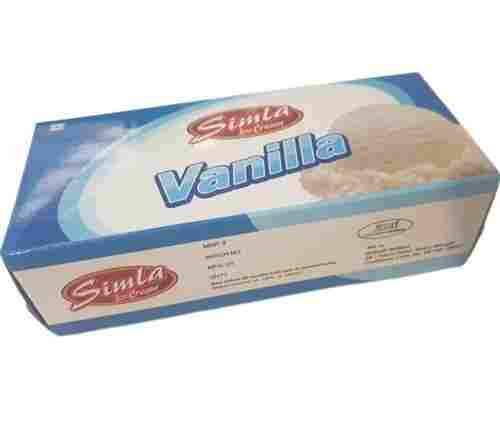 750 Ml Vanilla Ice Cream Brick All Natural Ingredients And Delicious Taste