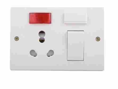 Anchor Polycarbonate Modular Electrical Switch Board, With 20 A Three Pin Socket