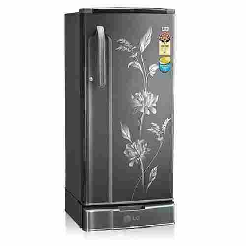 Grey Color Flower Printed Single Door Lg Use Refrigerator for Domestic and Commercial Use
