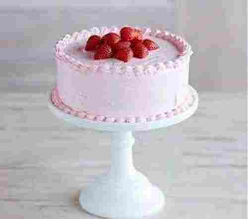 Refreshing Flavor Delicious Delicate Sweet Dessert Strawberries Cake