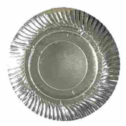 Environmental Friendly Silver Color Disposable Paper Plates For Catering Use