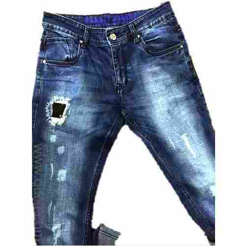 Designer Wear Soft Comfortable Breathable And Stylish Blue Denim Fashionable Jean For Men