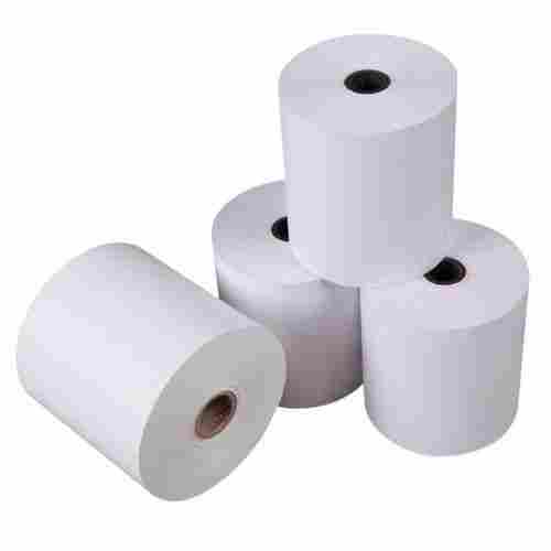 Plain White Maplitho Paper Roll, Used In Office Application Like Bills, Invoices, Cashbooks Etc