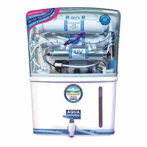 White Wall Mounted Easy To Use And Minerals Enriched Capacity 10 Liter Aqua Grand Water Purifier 