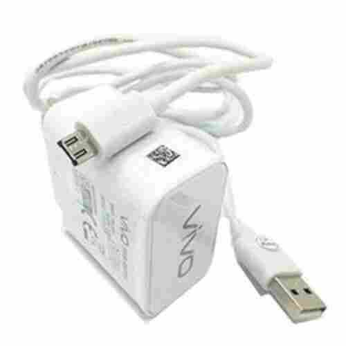 Milky White Usb Mobile Charger, Power 3.1 Ampere, Cable Length 3 Meter